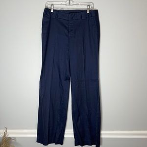 Banana Republic Blue Linen Blend 6 Dress Pants